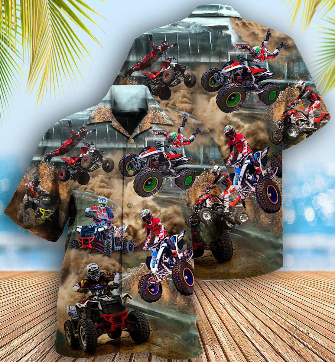 Terrain Vehicle Life Is Better With All Terrain Vehicle - Hawaiian Shirt - Reefox