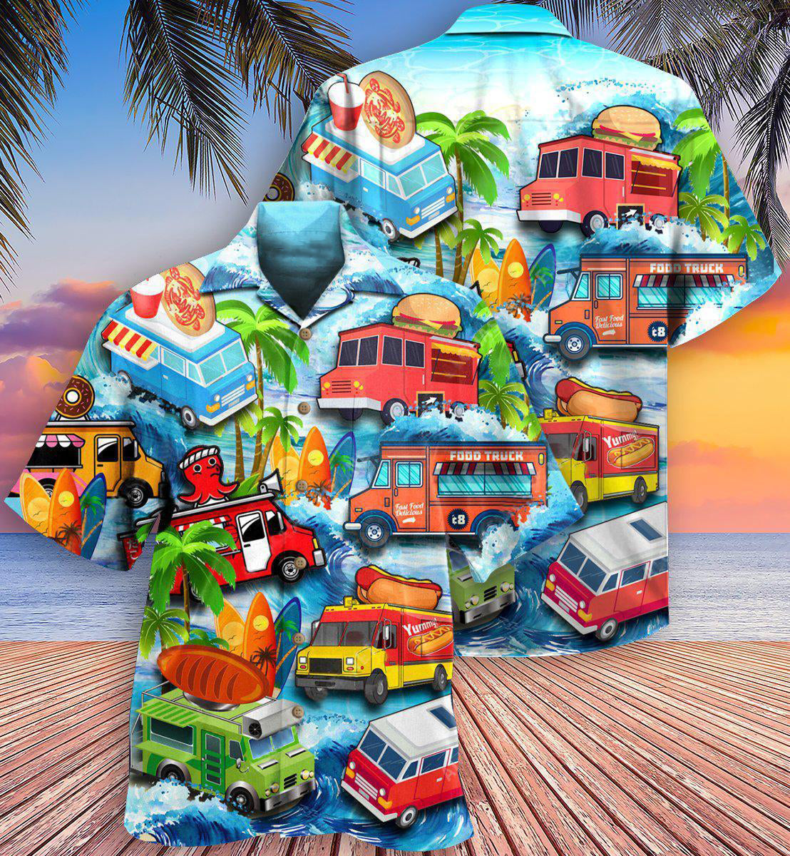 Truck Food Life Is Better With Food Truck - Hawaiian Shirt - Reefox