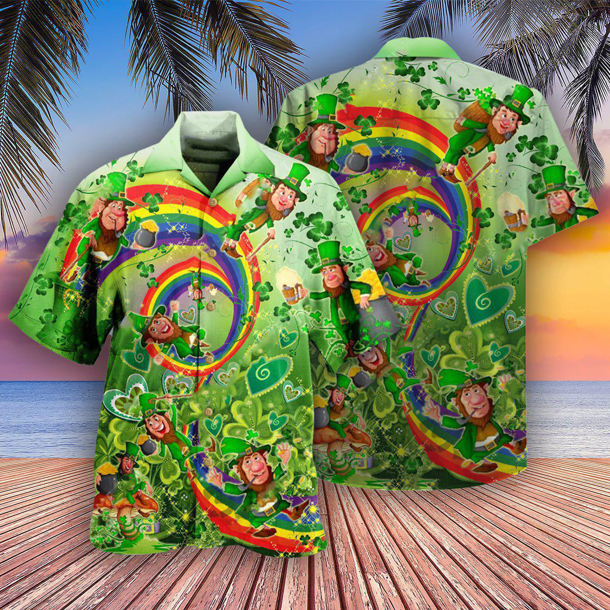 Irish Luck Is Believing You're Lucky - Hawaiian Shirt - Reefox