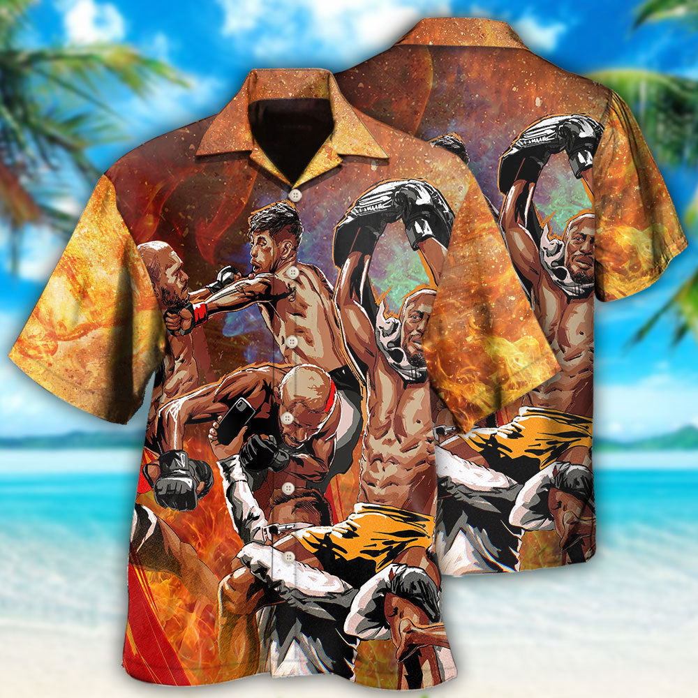 MMA Make Me Strong Sport Love - Hawaiian Shirt - Reefox