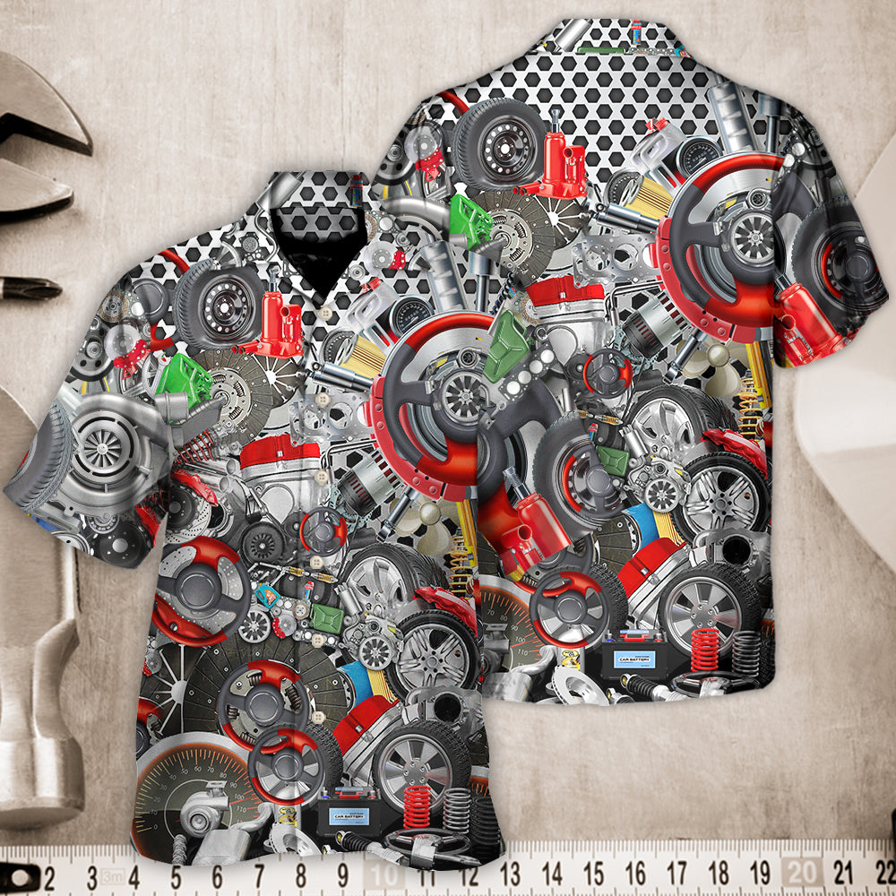 Mechanic It's Not For The Weak - Hawaiian Shirt - Reefox