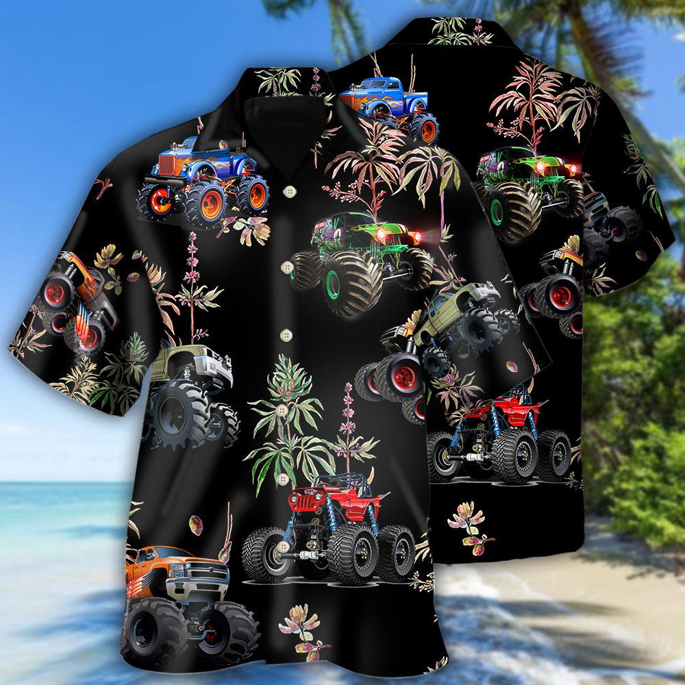 Monster Truck Style Flower - Hawaiian shirt - Reefox