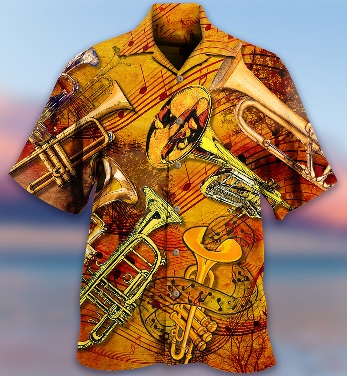 Saxophone Music Happiness Amazing - Hawaiian Shirt - Reefox