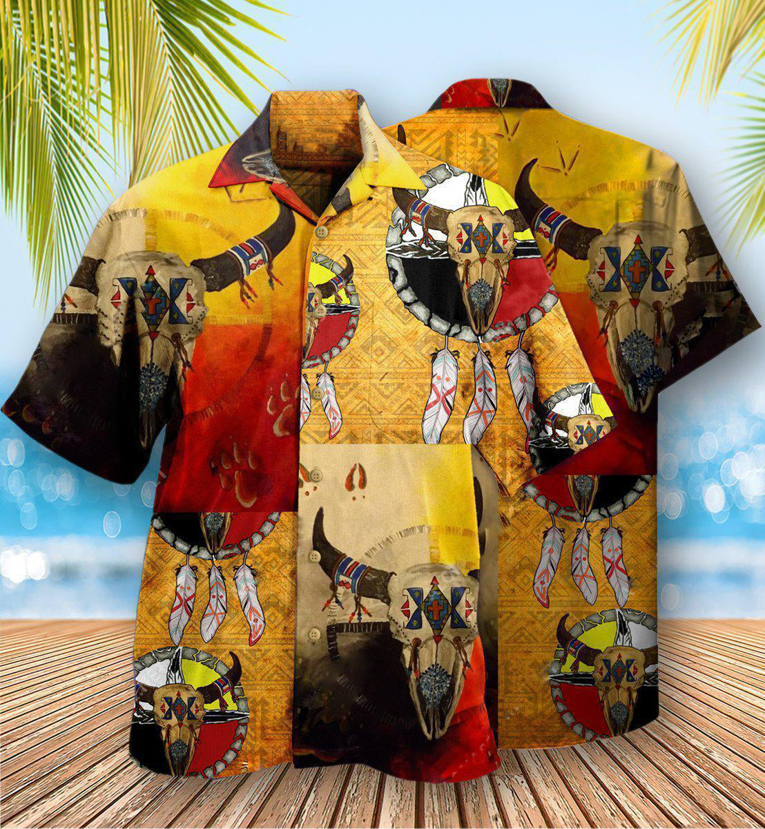 Native American Medicine Wheel Cool - Hawaiian Shirt - Reefox