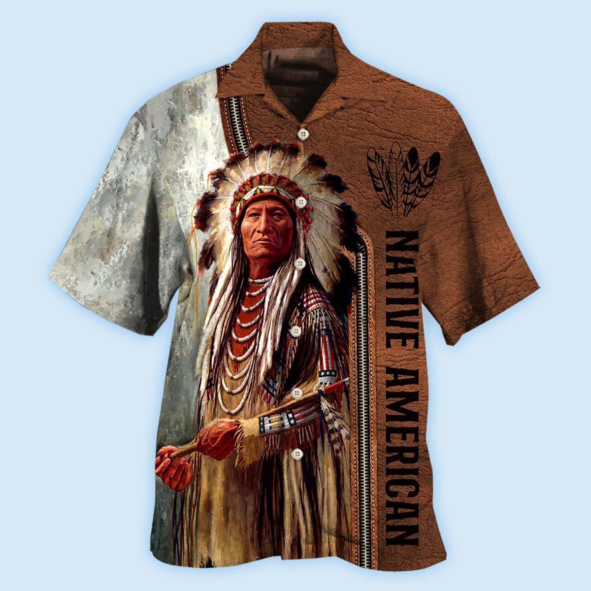 Native Style Love Peace Cool - Hawaiian Shirt - Reefox