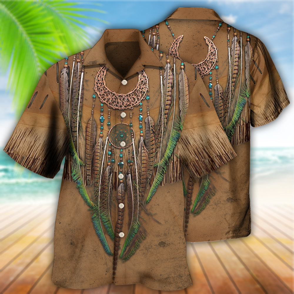 Native Style Love Peace Vintage - Hawaiian Shirt - Reefox