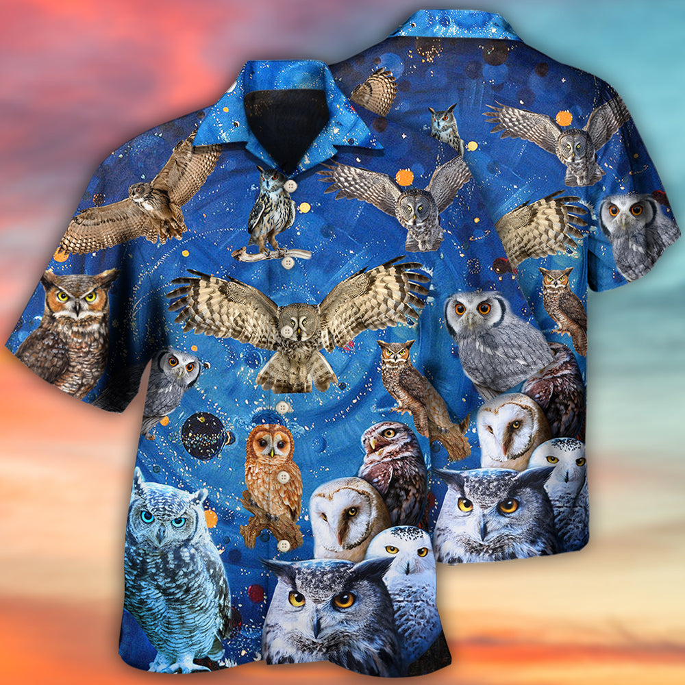Owl Play Together Style - Hawaiian Shirt - Reefox