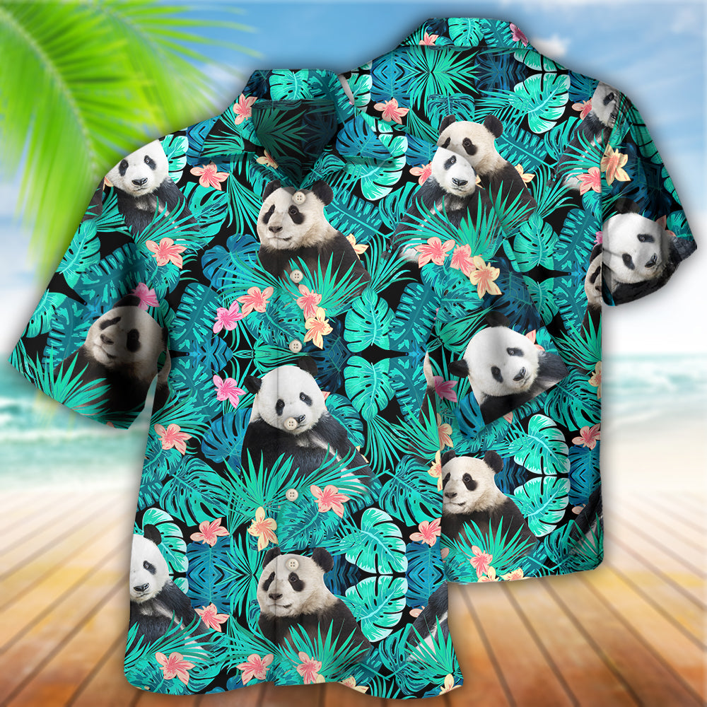 Panda Tropical Summer - Hawaiian Shirt - Reefox