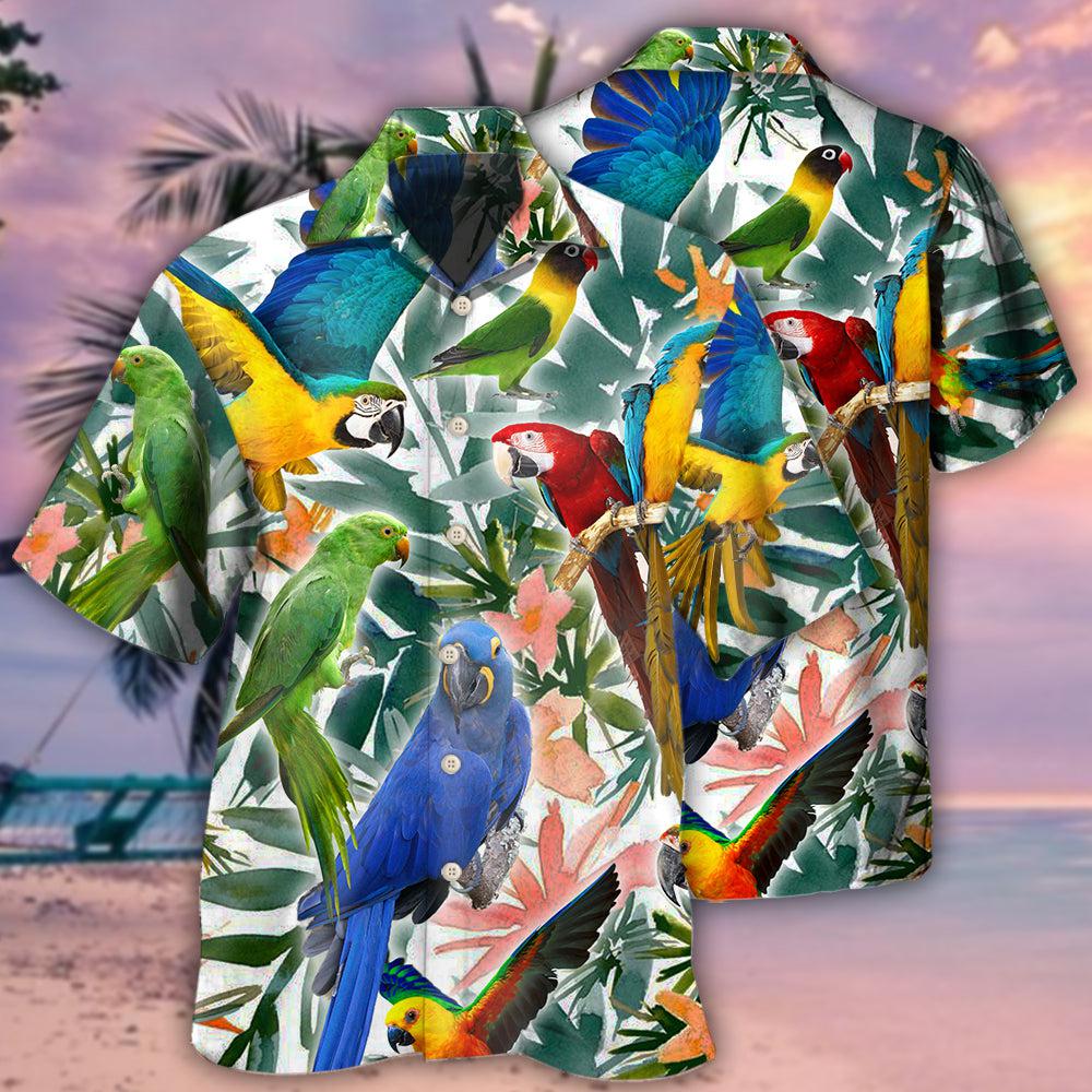 Parrot Tropical Leaf - Hawaiian shirt - Reefox