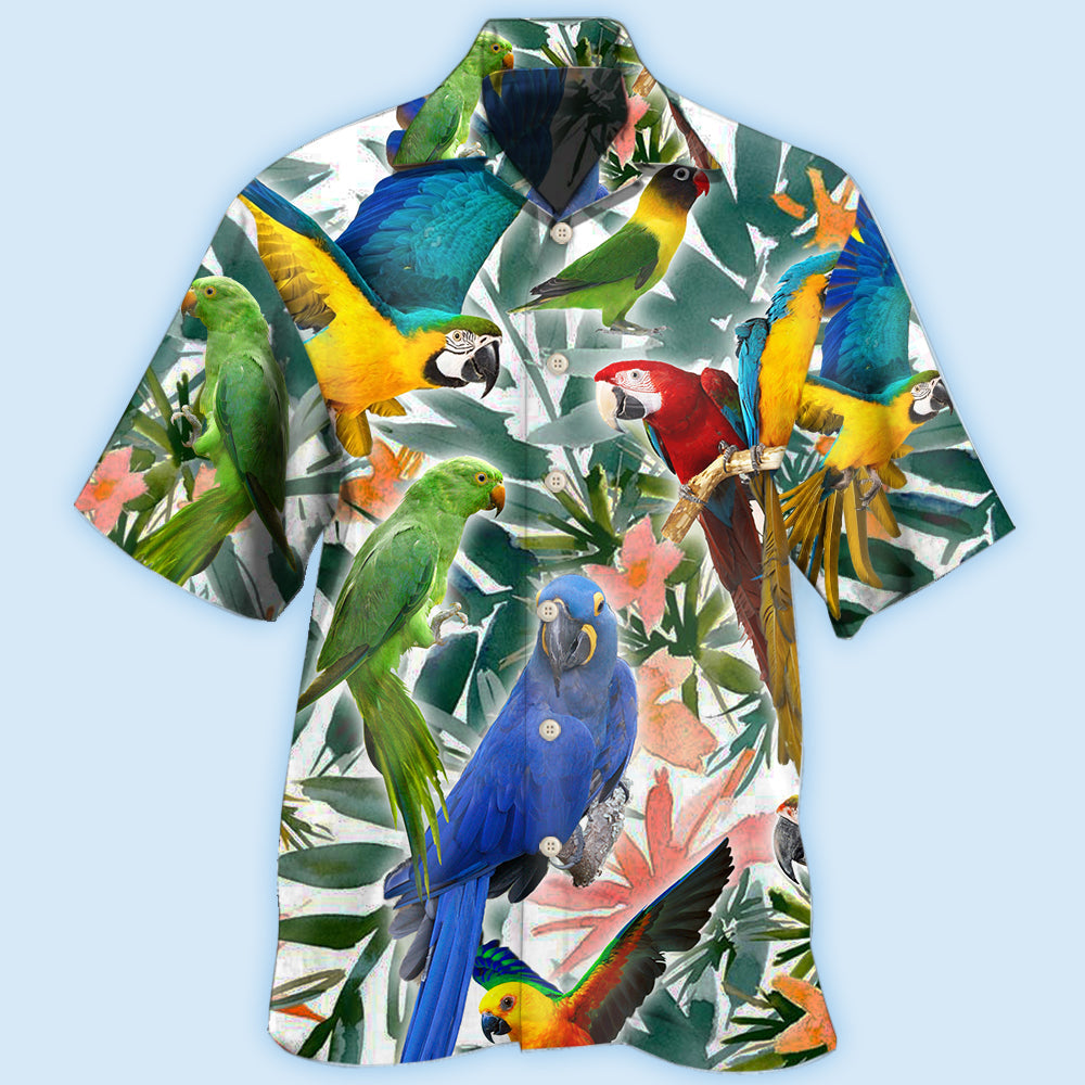 Parrot Tropical Leaf - Hawaiian shirt - Reefox