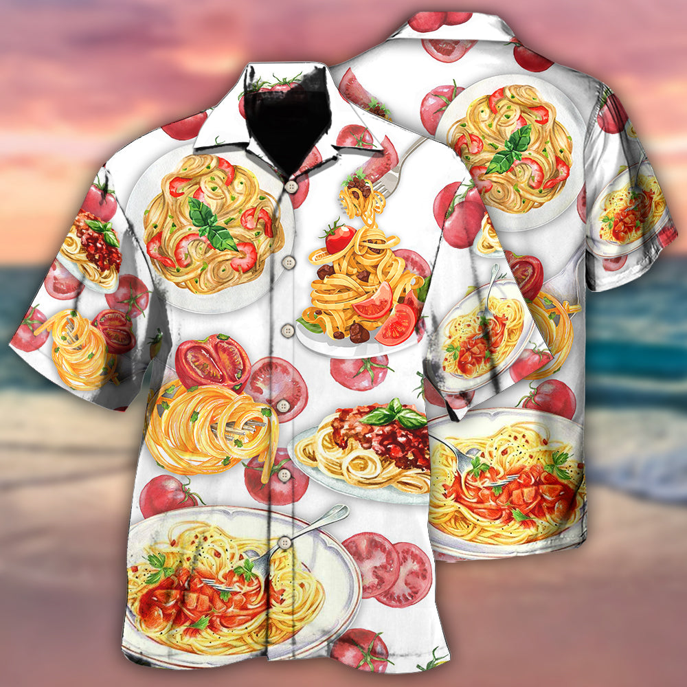 Food Pasta Make Me Happy Delicious Meal - Hawaiian Shirt - Reefox