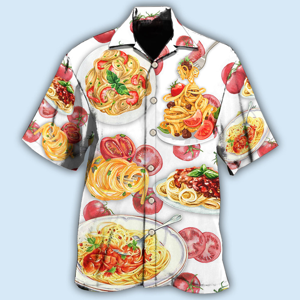 Food Pasta Make Me Happy Delicious Meal - Hawaiian Shirt - Reefox