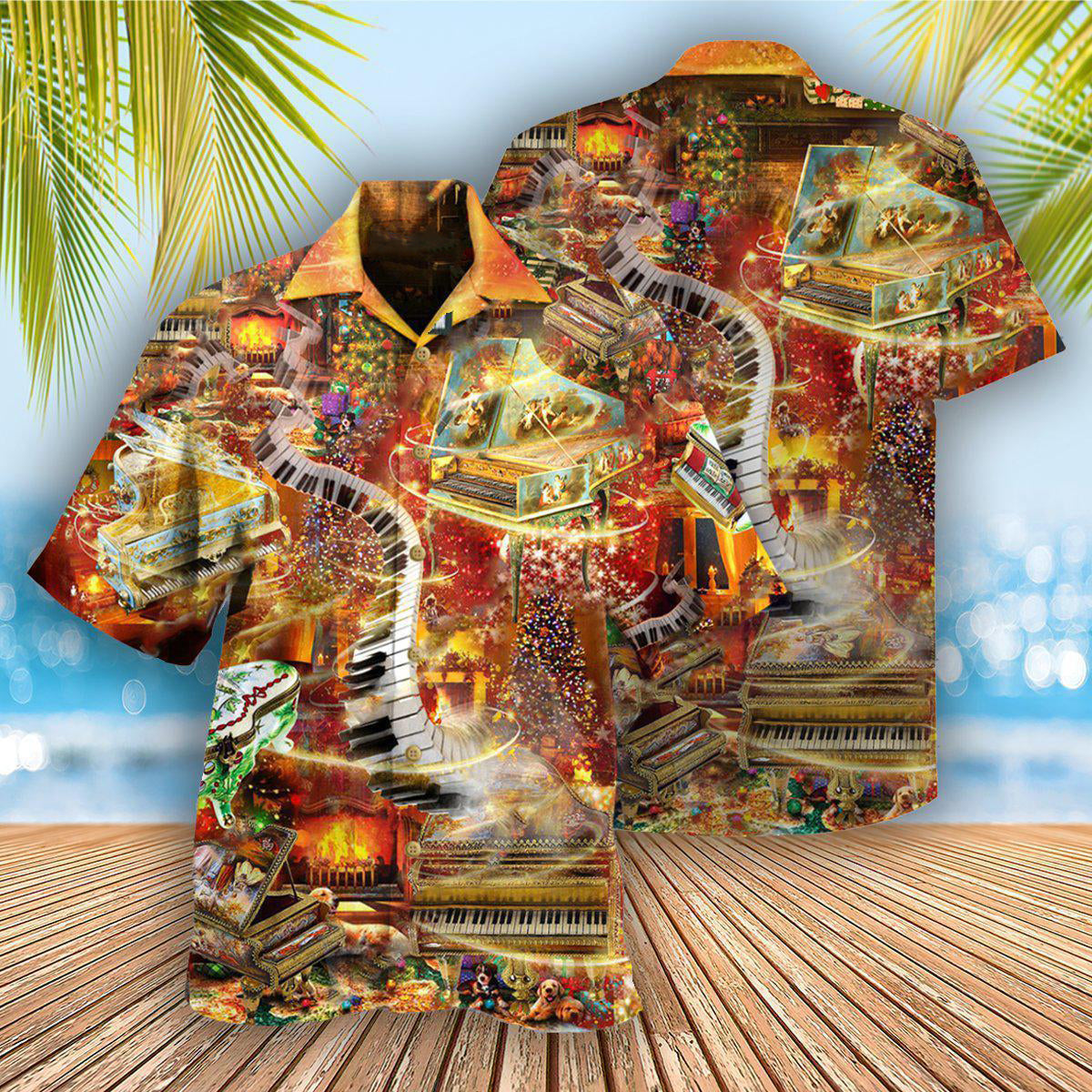 Piano Music Piano In Church - Hawaiian Shirt - Reefox