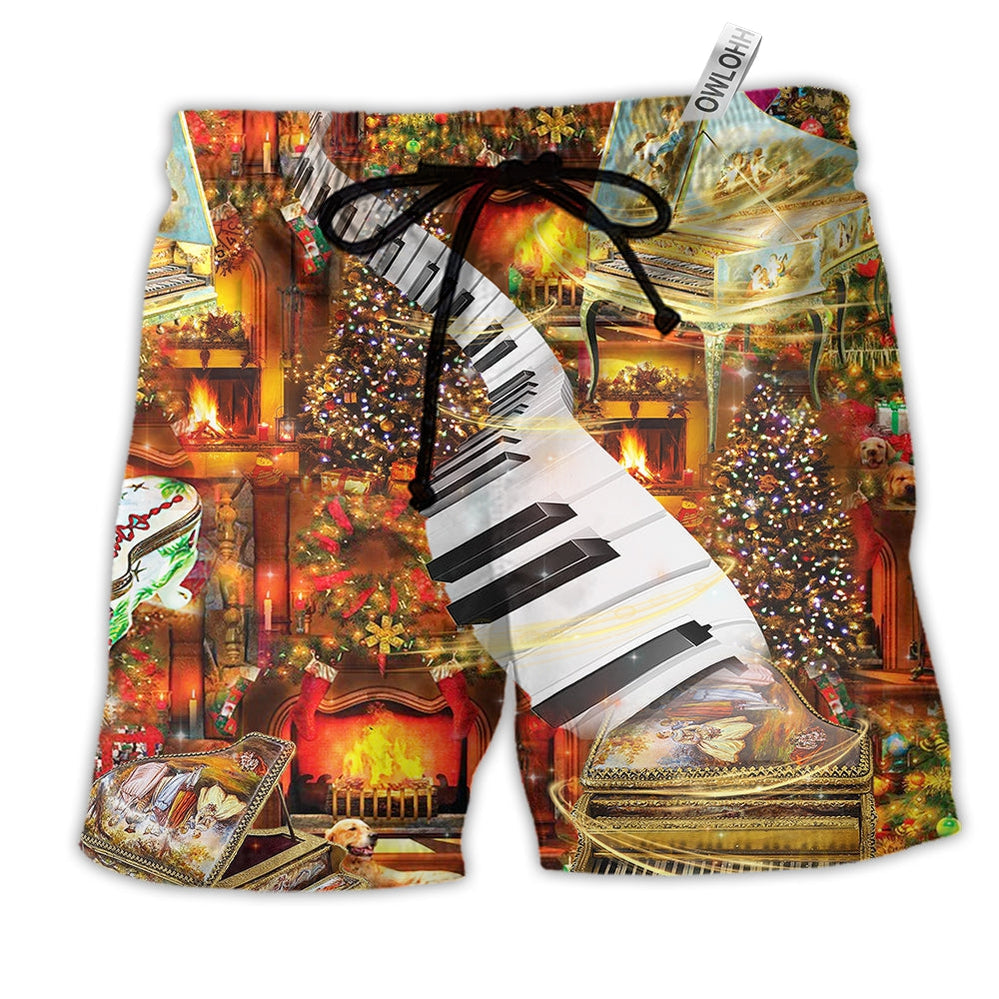 Beach Short / Adults / S Piano Music Piano In Church - Beach Short Reefox - Owls Matrix LTD