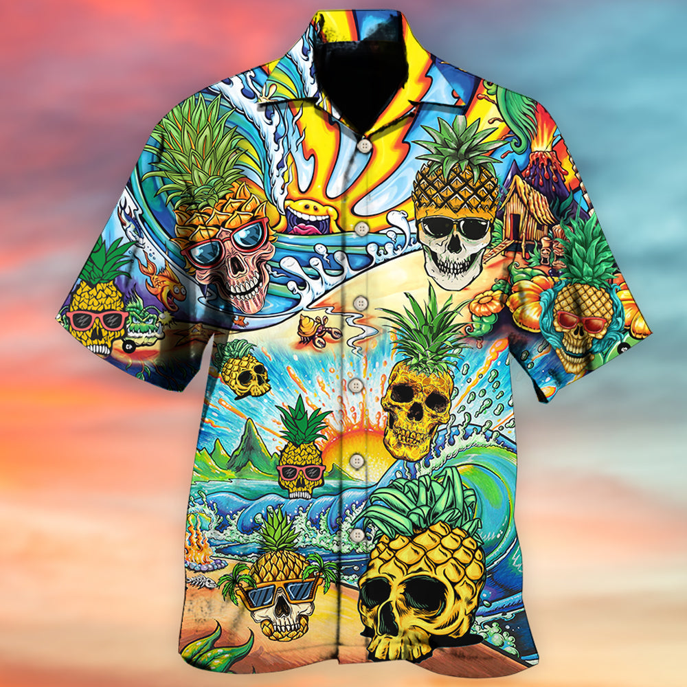Fruit Pineapple Love Summer - Hawaiian Shirt - Reefox
