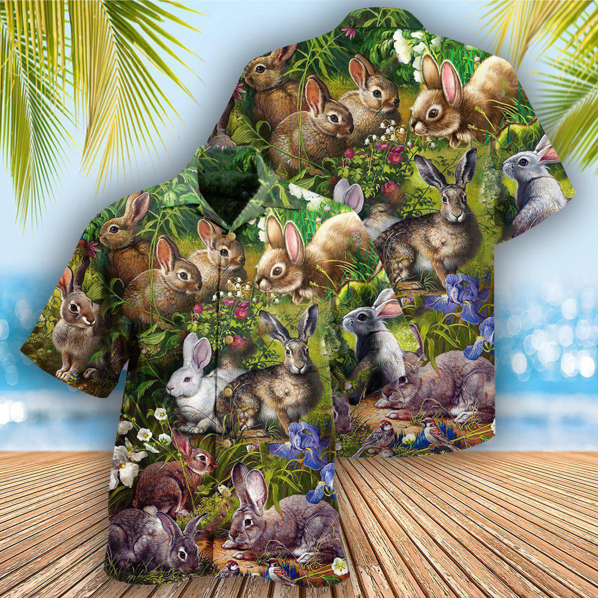 Rabbit Garden - Hawaiian Shirt - Reefox