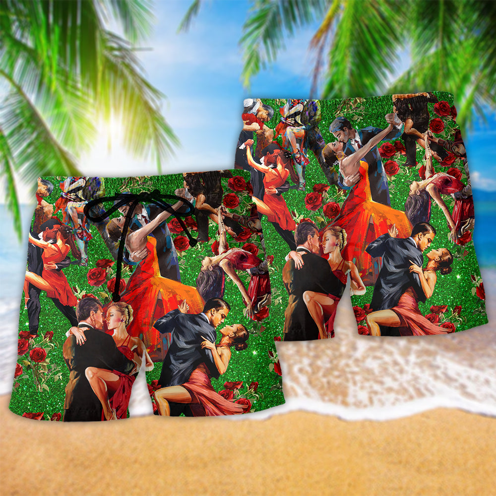 Salsa Dance Music Keep Calm And Salsa Dance - Beach Short Reefox - Owls Matrix LTD