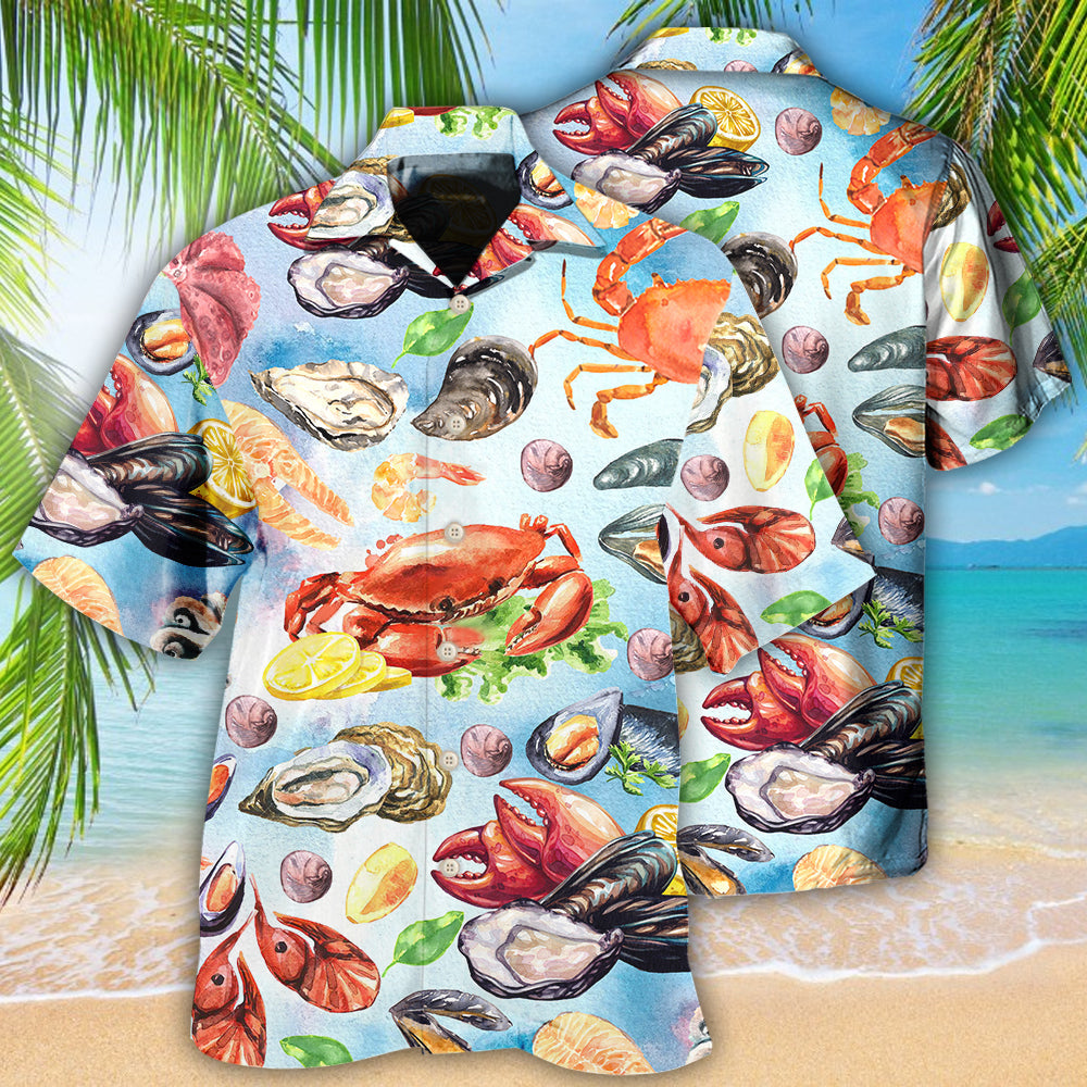 Food Seafood Basic Style - Hawaiian Shirt - Reefox