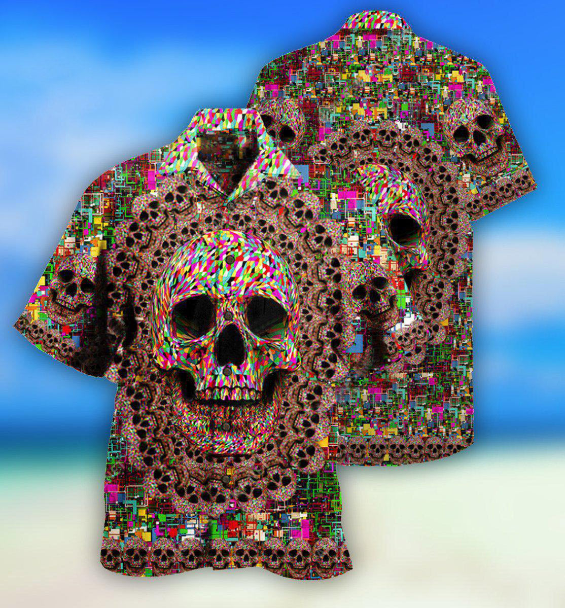 Skull Amazing Smiling - Hawaiian Shirt - Reefox