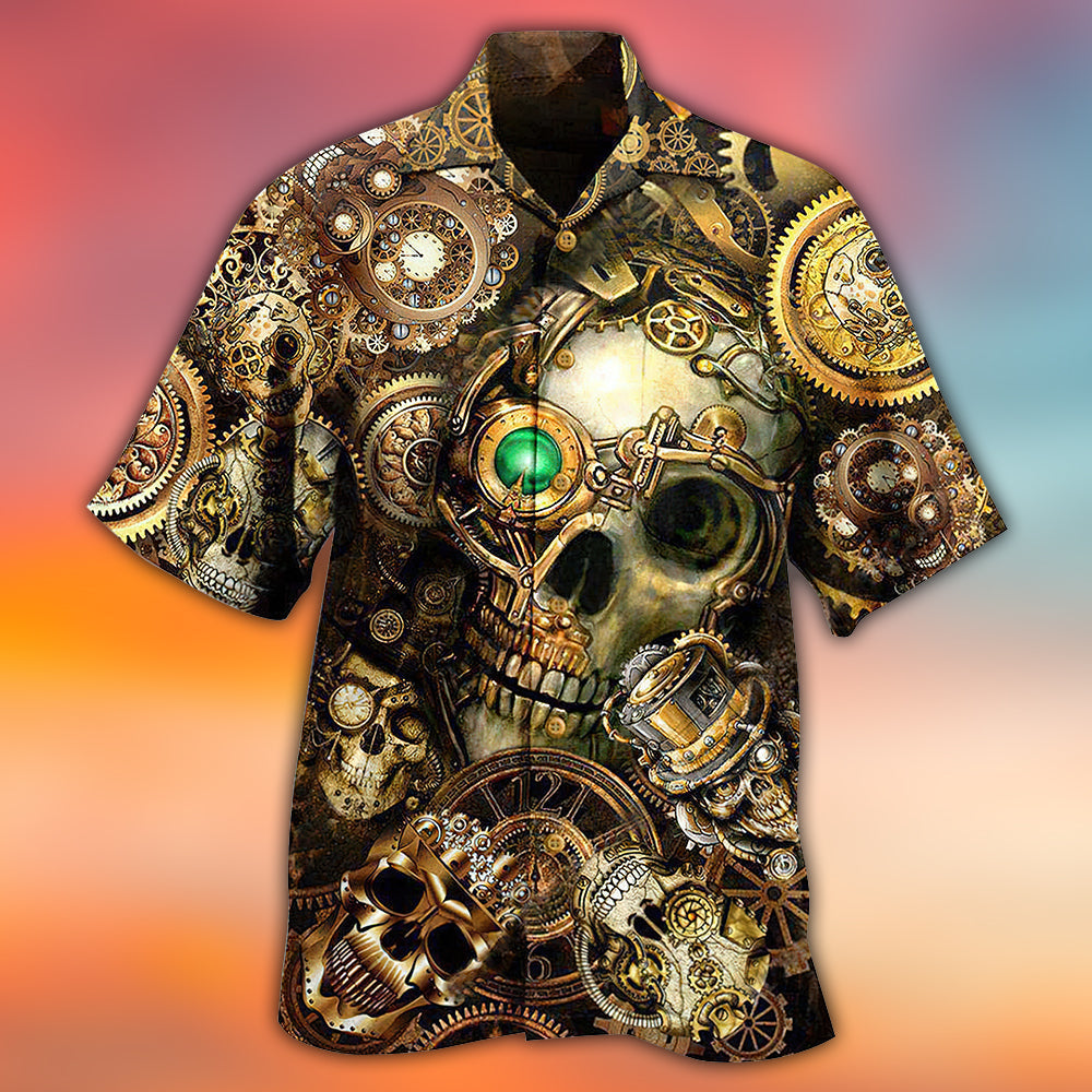 Skull Amazing Steampunk - Hawaiian Shirt - Reefox