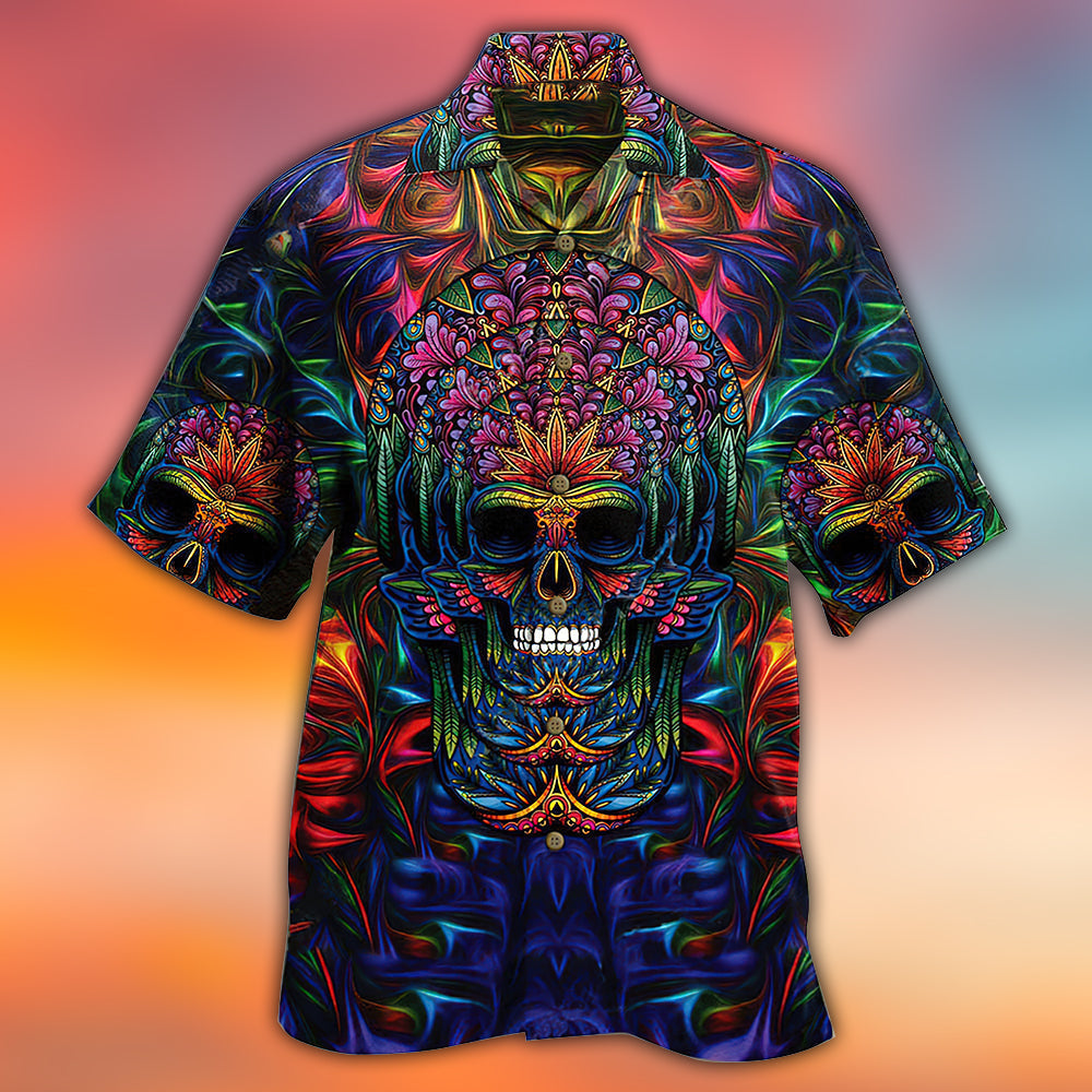 Skull Awesome Amazing - Hawaiian Shirt - Reefox