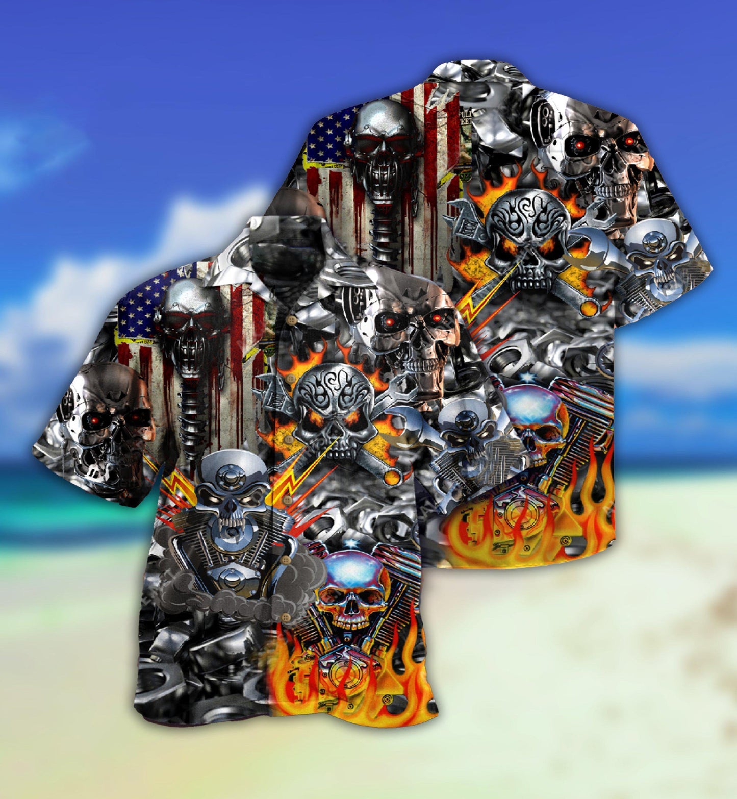 Skull Don't Fix Me Skull - Hawaiian Shirt - Reefox