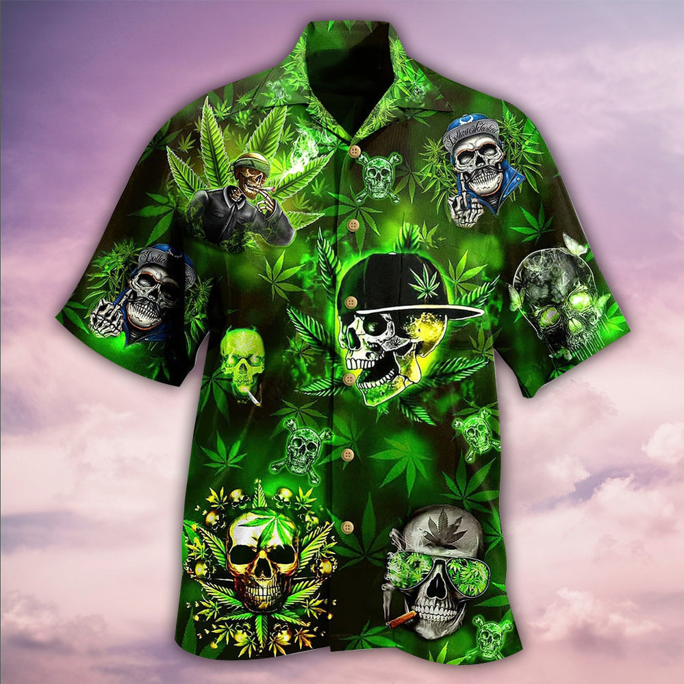 Skull Let's Get High - Hawaiian Shirt - Reefox