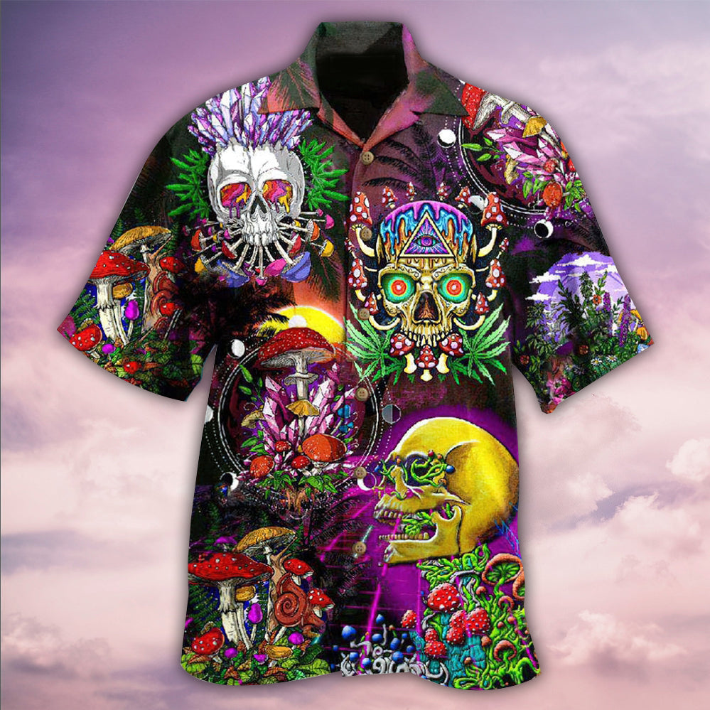 Skull Life is A Game Skull - Hawaiian Shirt - Reefox
