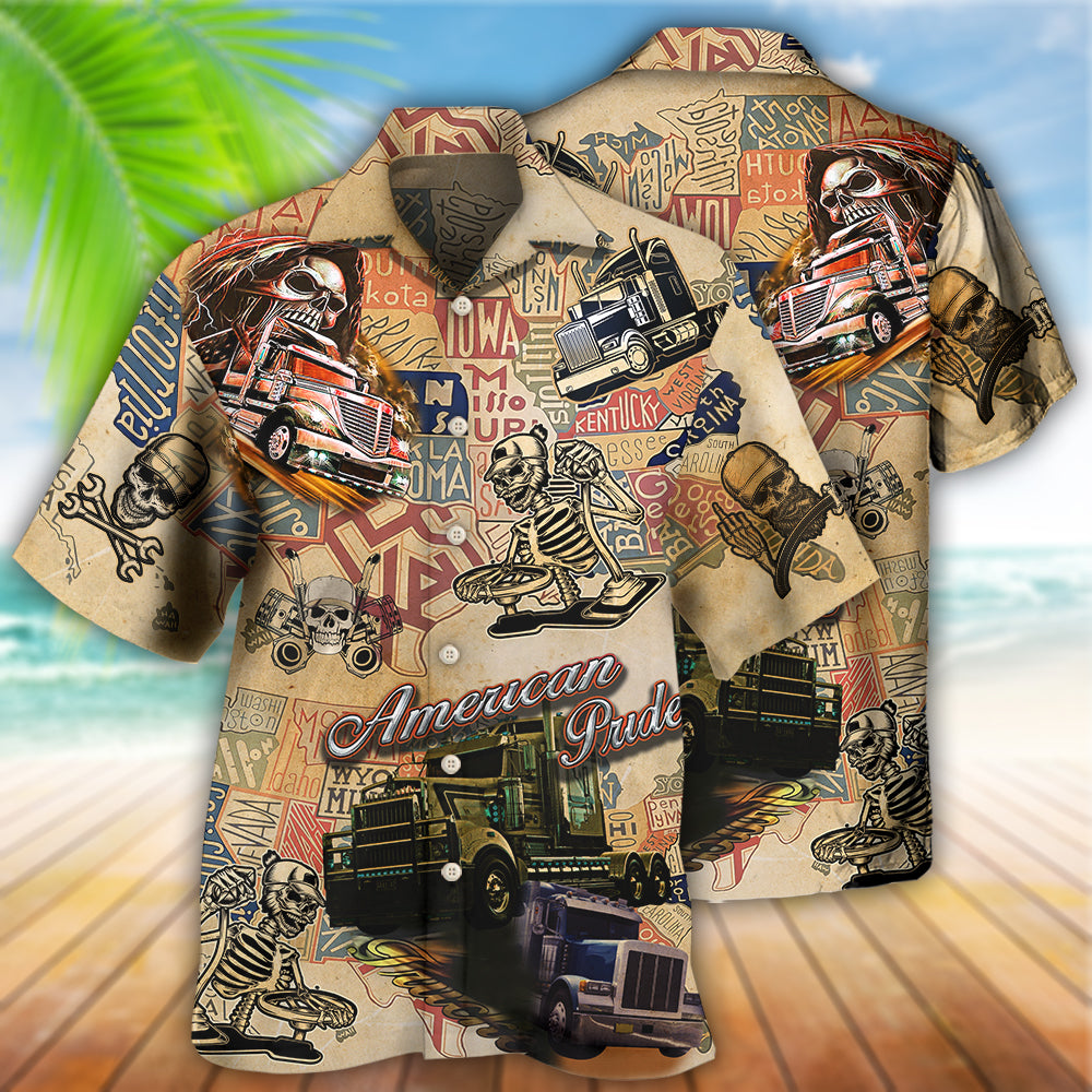 Skull Love Life Cool - Hawaiian Shirt - Reefox