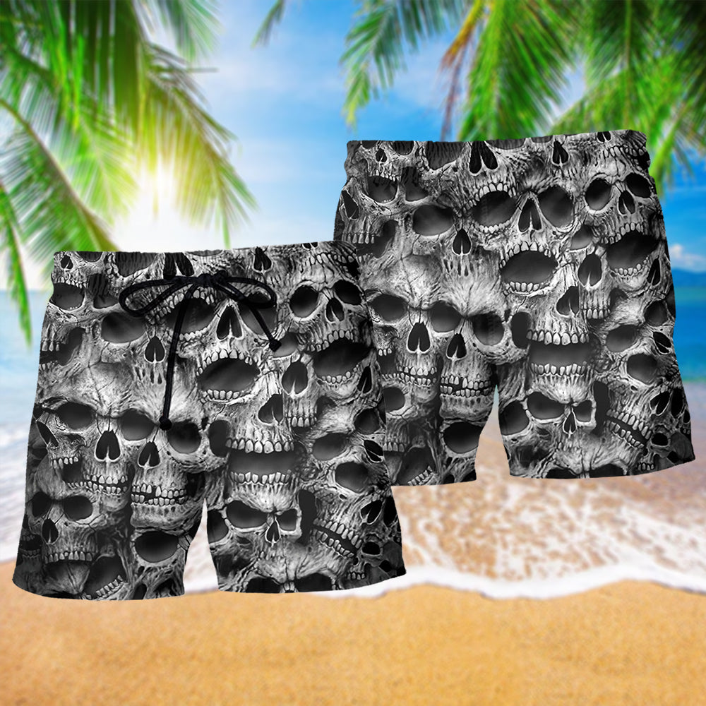 Skull No Fear No Pain - Beach Short Reefox - Owls Matrix LTD