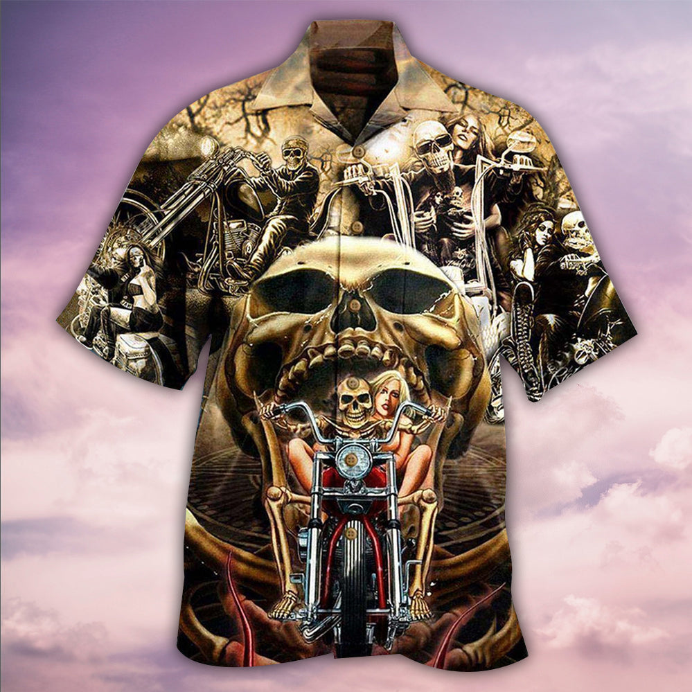 Skull Stay Wild Never Let Them Tame You - Hawaiian Shirt - Reefox