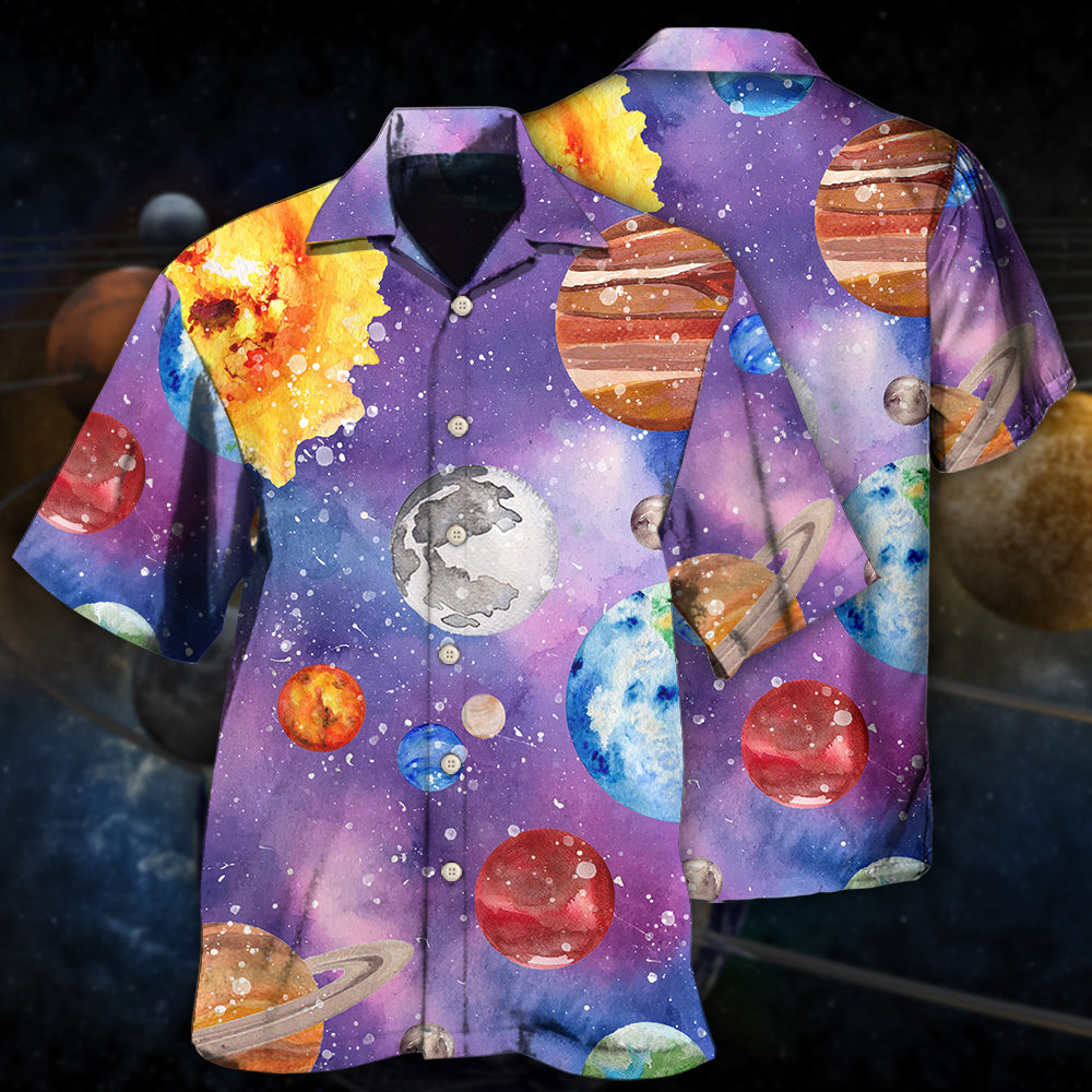 Planet Solar System - Hawaiian Shirt - Reefox