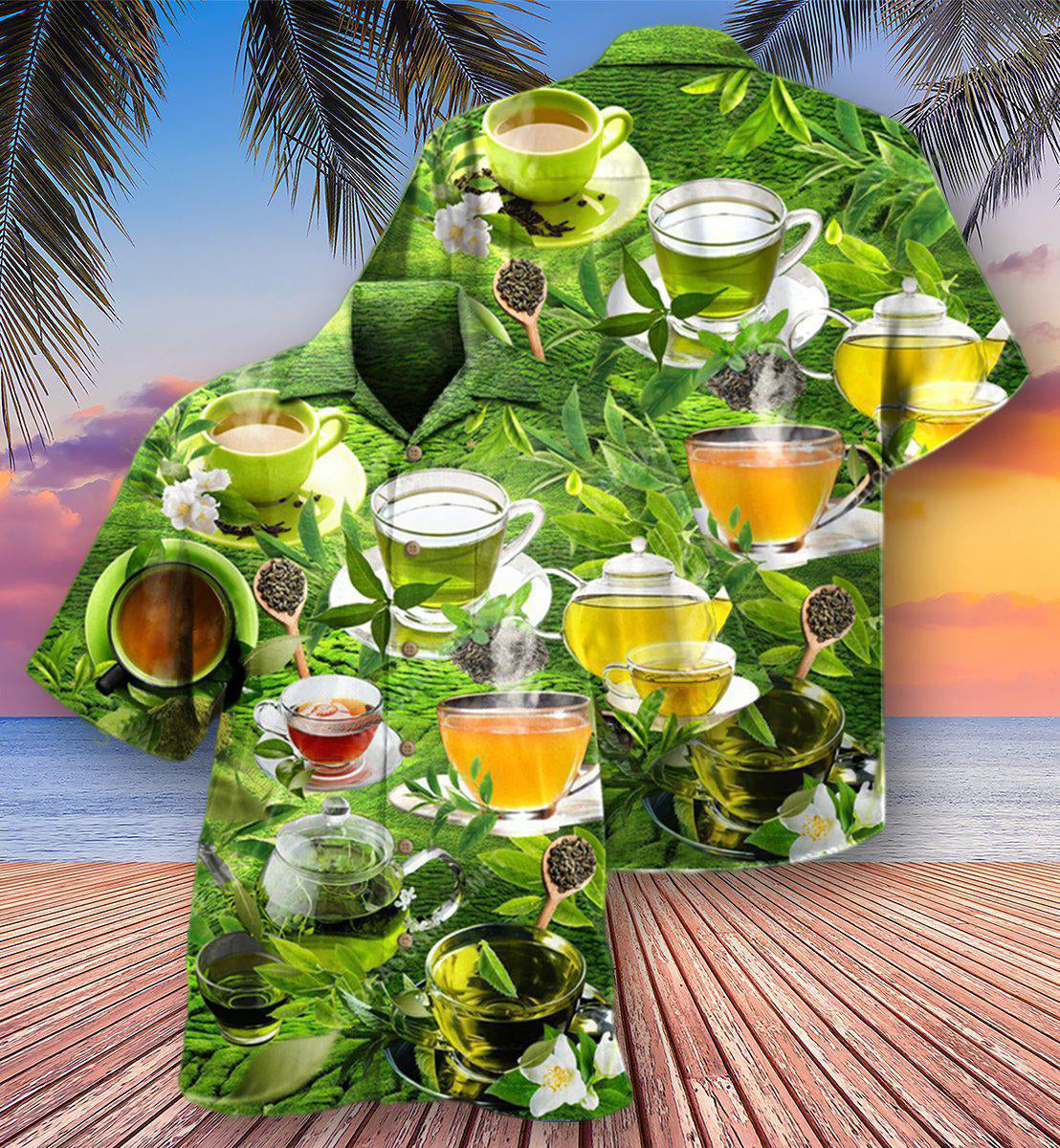Tea Enjoy Beautiful Green Tea Hill - Hawaiian Shirt - Reefox