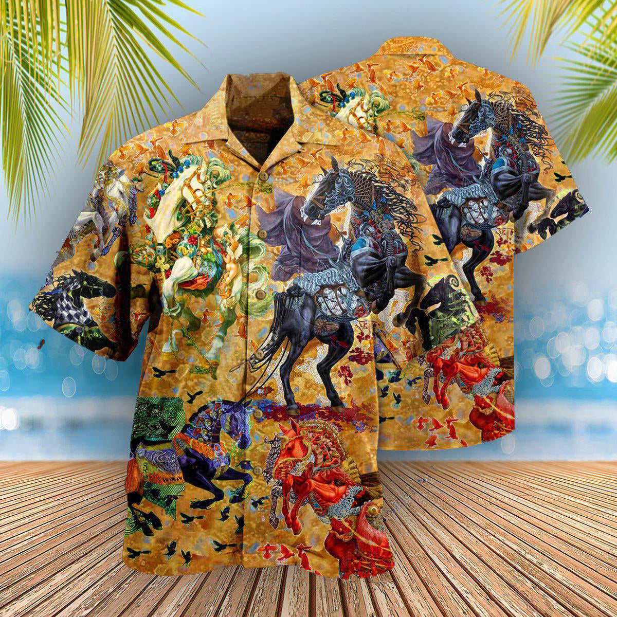 Horse The World Is A Better Place With Horses - Hawaiian Shirt - Reefox
