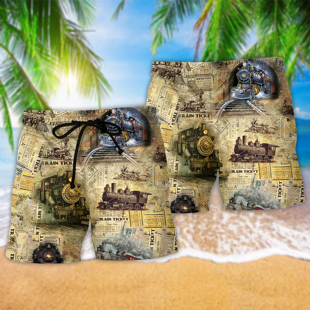 Train So Amazing Locomotive - Beach Short Reefox - Owls Matrix LTD