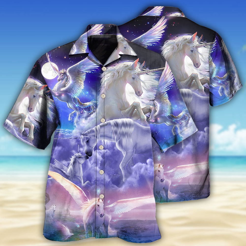 Unicorn Such A Fantasy Unicorn - Hawaiian Shirt - Reefox