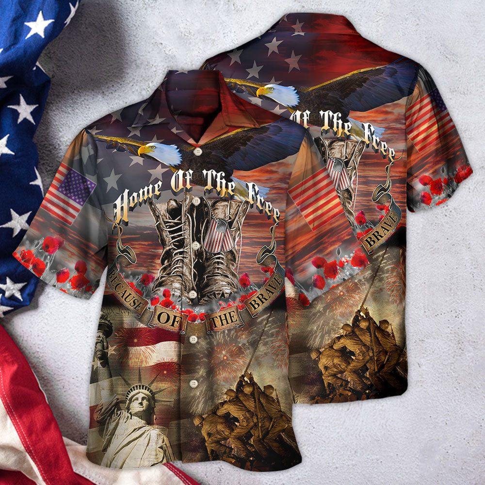 Veteran Proud To Be A With Boots - Hawaiian Shirt - Reefox