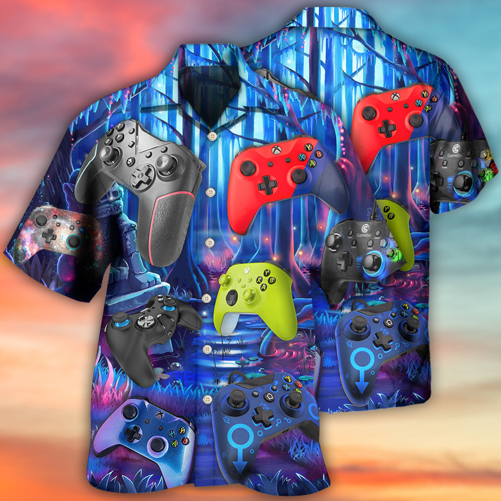 Game Video Games Style Play It Everyday - Hawaiian Shirt - Reefox