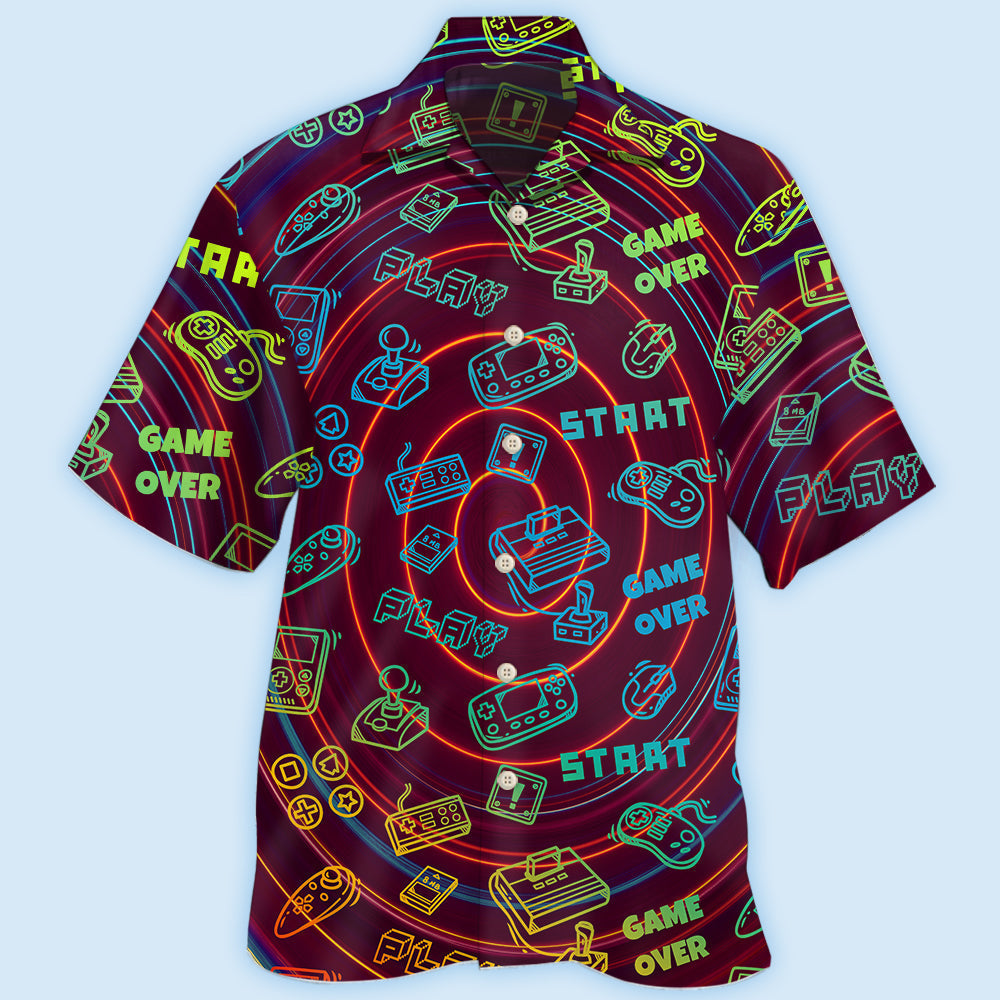 Game Video Start - Hawaiian Shirt - Reefox
