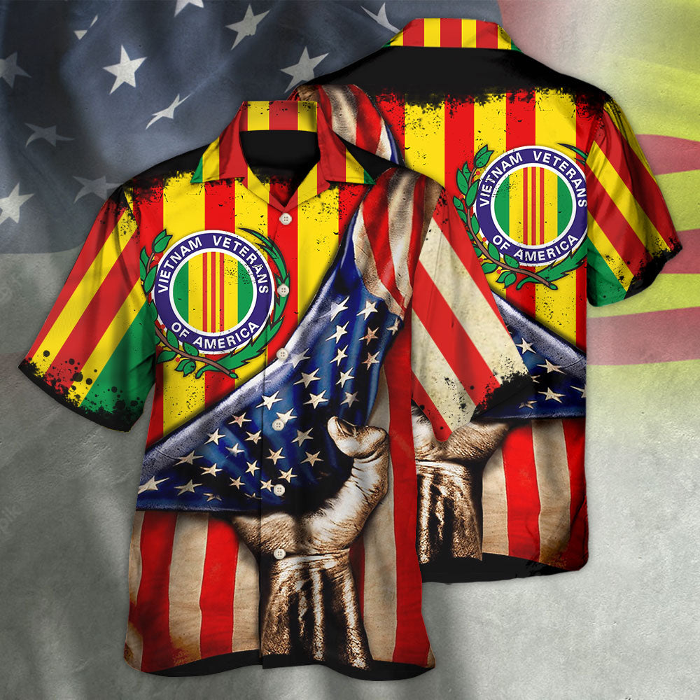 Veteran Vietnam Veteran I Love Freedom Very Much - Hawaiian Shirt - Reefox
