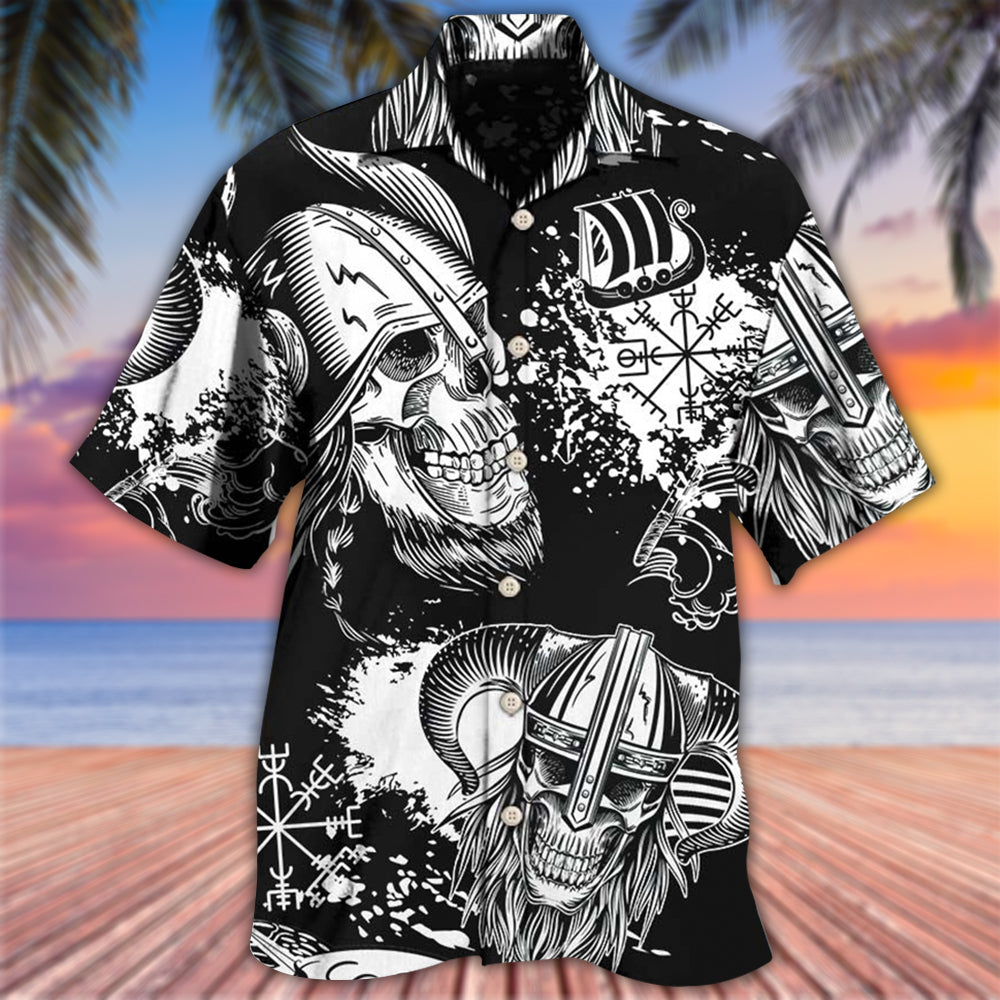 Viking Victory Life Black Style - Hawaiian Shirt - Reefox