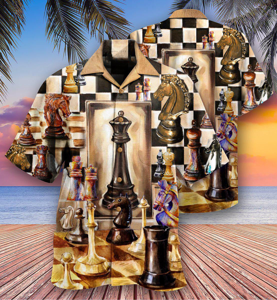 Chess Vintage We Are All Being Played Chess - Hawaiian Shirt - Reefox