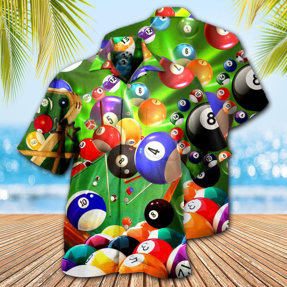 Billiard Where's The Cue Ball - Hawaiian Shirt - Reefox