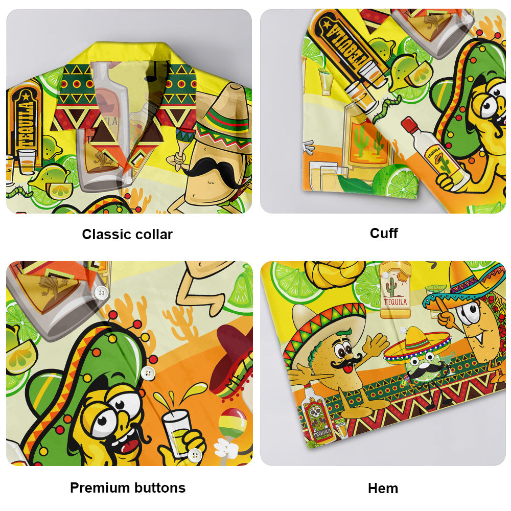 Wine Tequila Magic Water For Fun People - Hawaiian Shirt