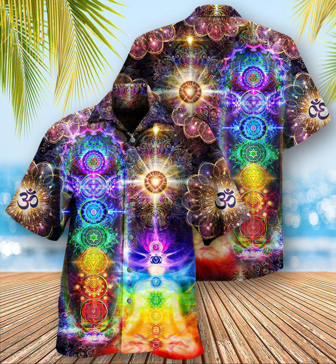 Yoga Mind And Soul In A Harmony Chakra - Hawaiian Shirt - Reefox