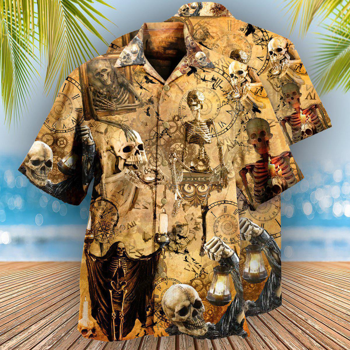 Skull You're Already Dead Vintage - Hawaiian Shirt - Reefox