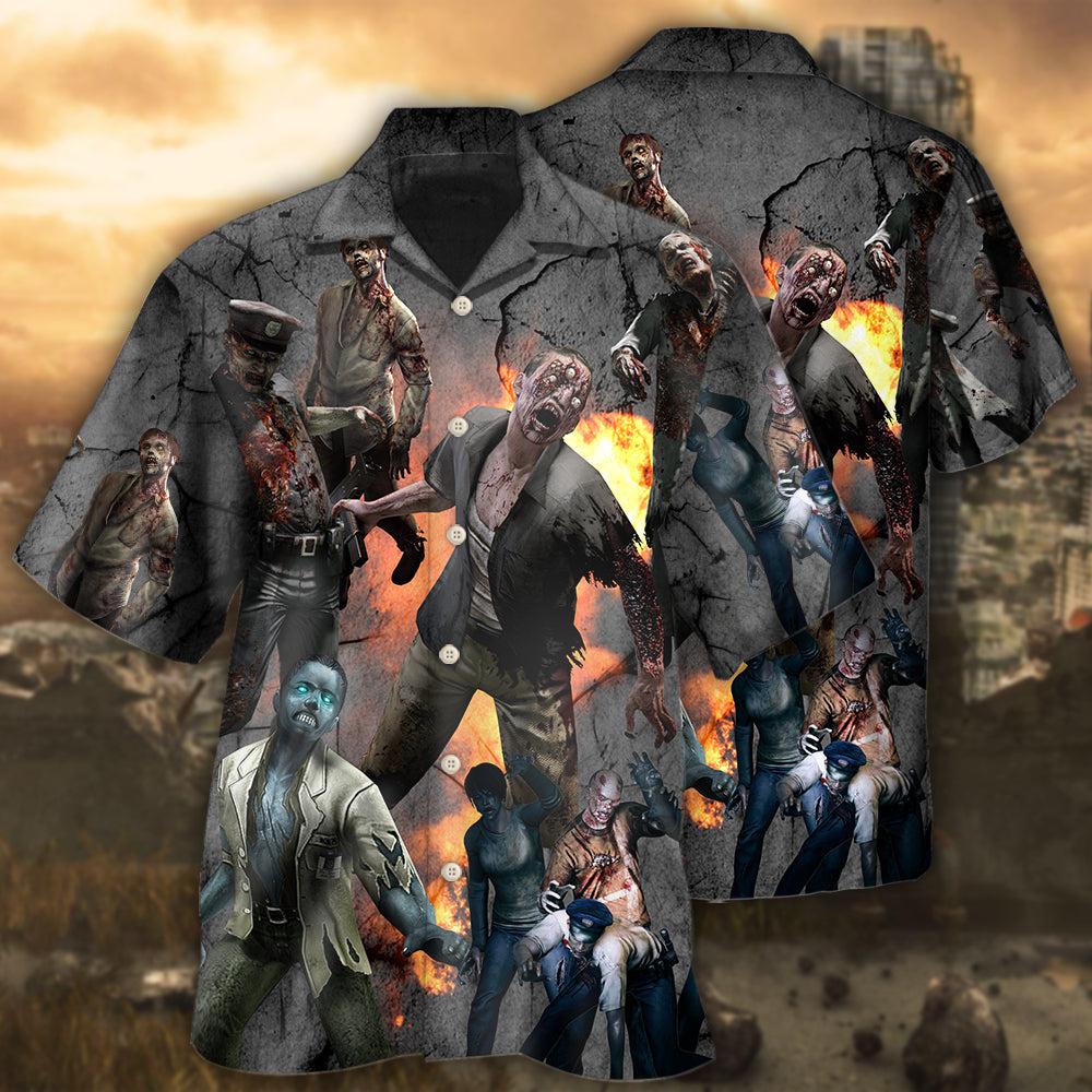 Zombie Apocalypse - Hawaiian Shirt - Reefox