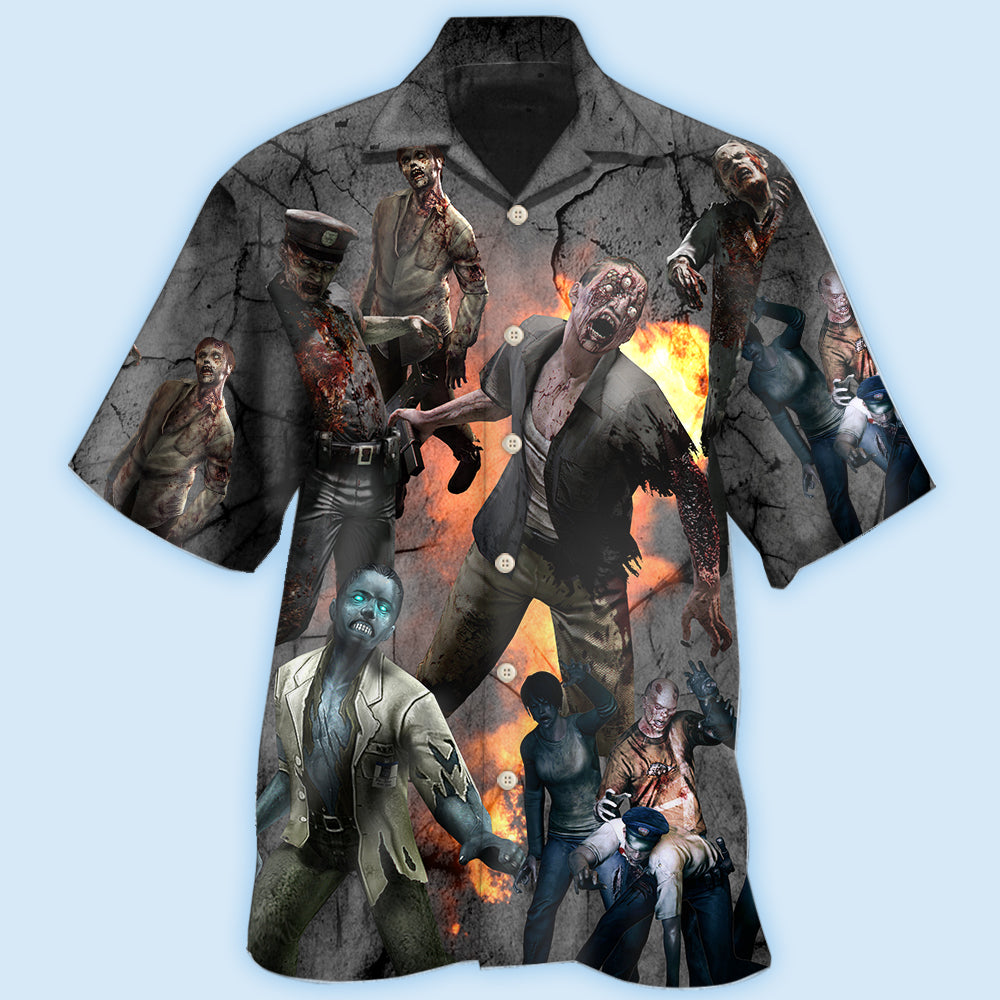 Zombie Apocalypse - Hawaiian Shirt - Reefox