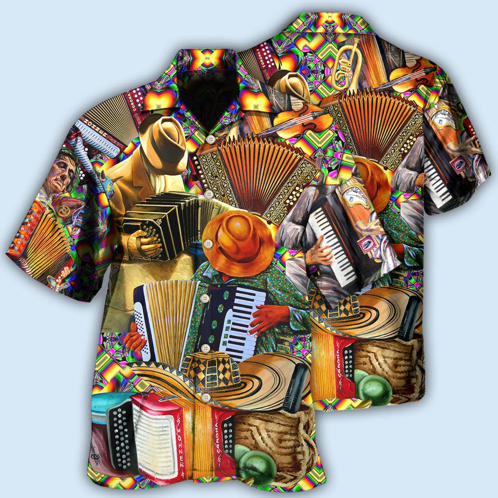 Accordion Music Where Words Failed Accordion Speaks - Hawaiian Shirt - Reefox