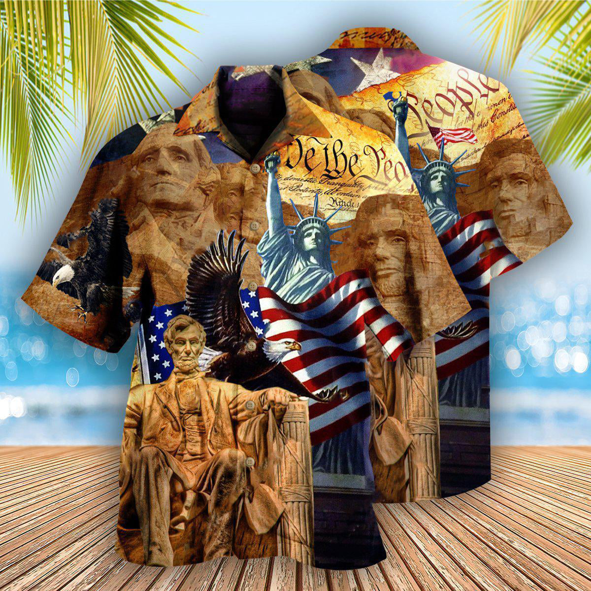 America Land Of America - Hawaiian Shirt - Reefox
